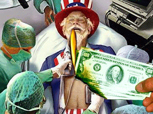 Когда США не смогут заваливать долларами иностранные Центробанки, и никто не станет покупать американские облигации, американская империя рухнет