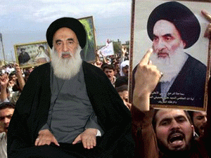 Аятолла Али Систани объявил в Ираке принцип «один человек – один голос» и на основе демократических выборов, проведенных в стране, сумел организовать в стране шиитское правительство
